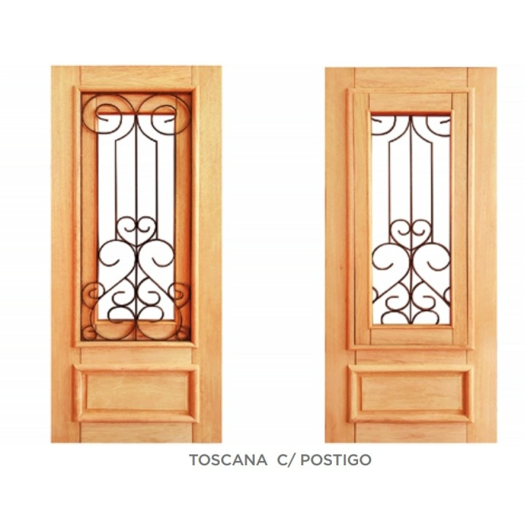 ✅ PORTA  TOSCANA COM POSTIGO