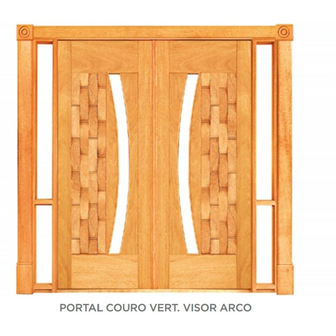 ✅PORTAL COURO VERTICAL VISOR ARCO VERTICAL VISOR ARCO CEDROARANA 