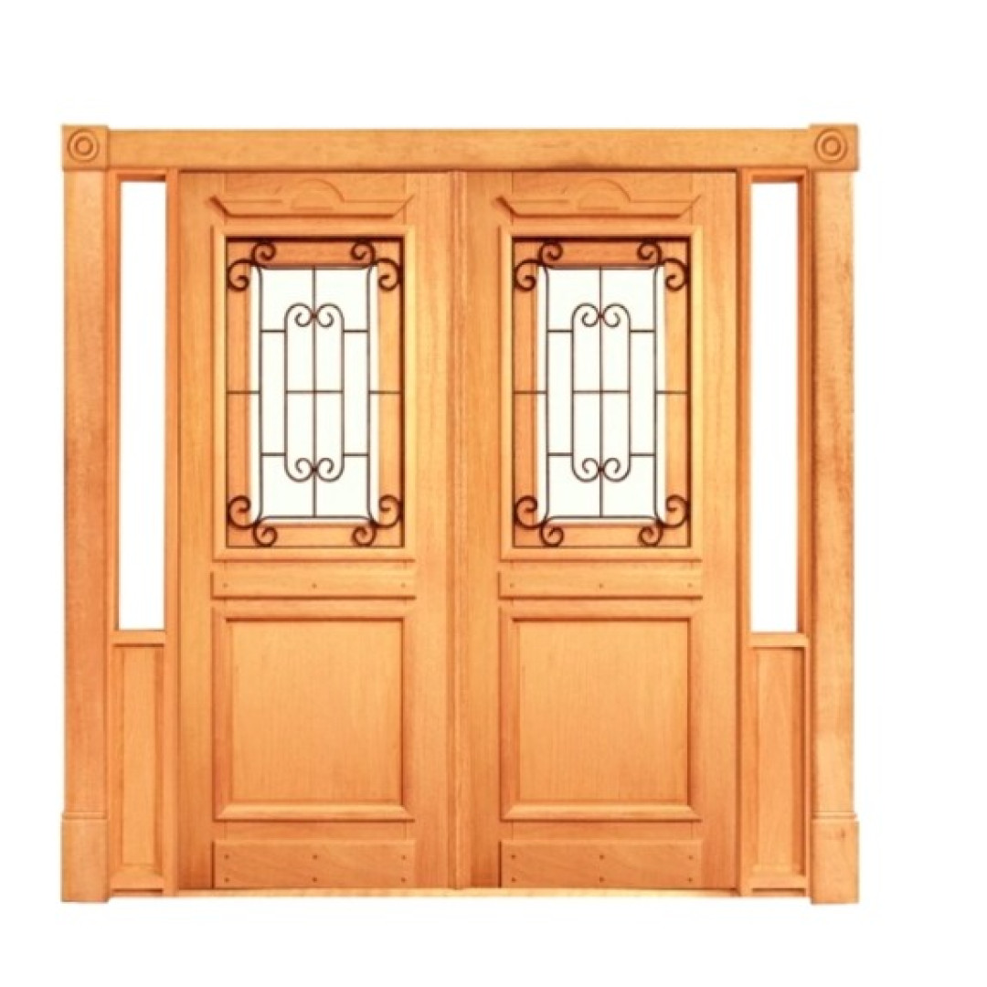 ✅PORTAL DUPLO MADRI  COM POSTIGO  BATENTE ALMOFADA E VIDRO